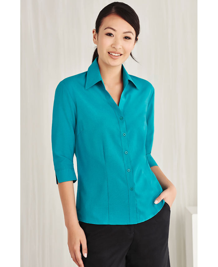 Oasis Ladies 3/4 Sleeve Shirt | Healthcare Shirts | Biz Collection