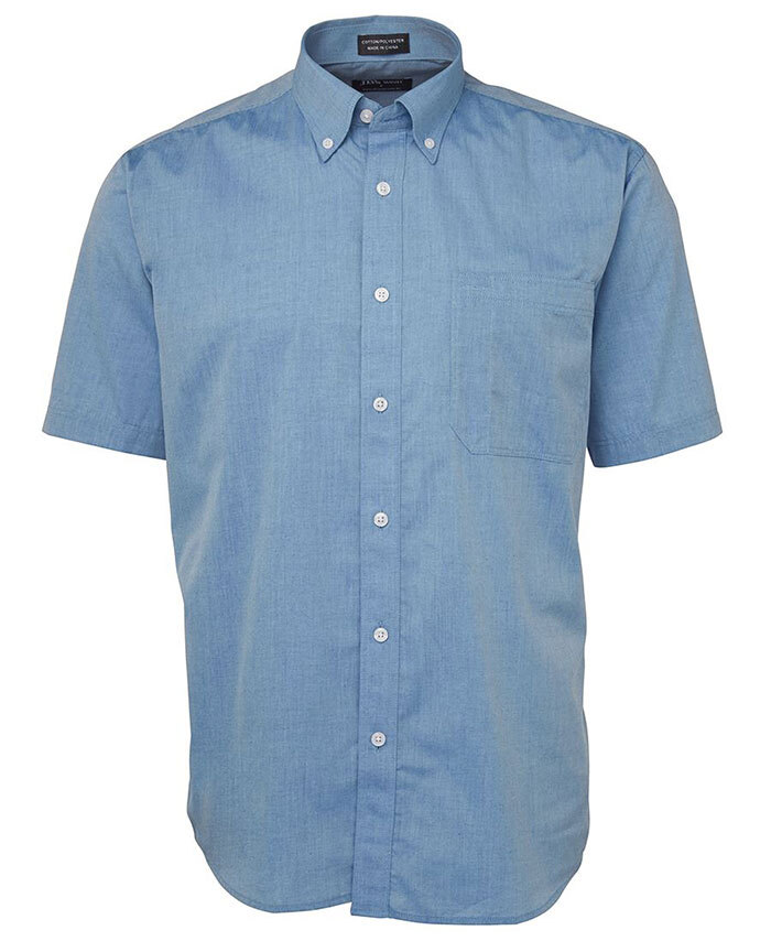 JB's Short Sleeve Fine Chambray Shirt | Corporate Shirts | JB's Wear