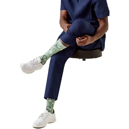 Hip Pocket Workwear - Happy Feet Unisex Comfort Socks