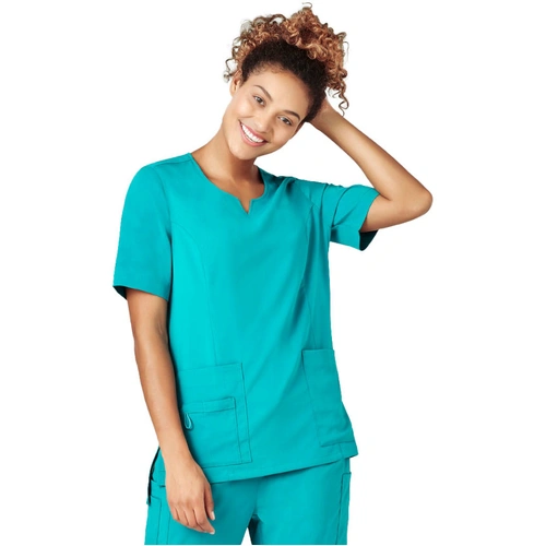 Hip Pocket Workwear - Avery Womens Round Neck Scrub Top