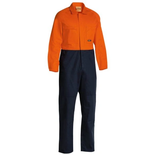 Hip Pocket Workwear - 2 TONE HI VIS COVERALLS REGULAR WEIGHT