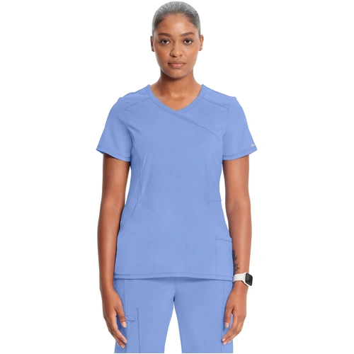 Hip Pocket Workwear - Infinity - MOCK WRAP TOP