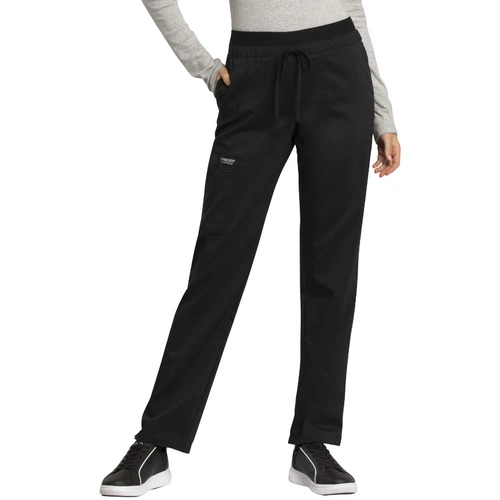 Hip Pocket Workwear - Revolution - HIGH WAISTED KNIT BAND TAPERED WOMEN'S PANT, REGULAR LENGTH