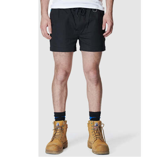 Hip Pocket Workwear - MENS ELASTIC SHORT SHORT