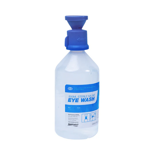 Hip Pocket Workwear - EYE WASH SOLUTION, 500ML BOTTLE WITH CAP, 10PK