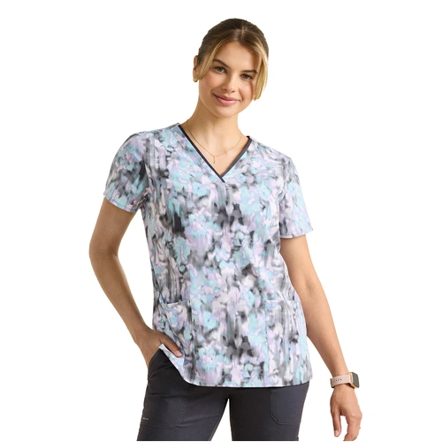 Hip Pocket Workwear - Amanda Print Top 