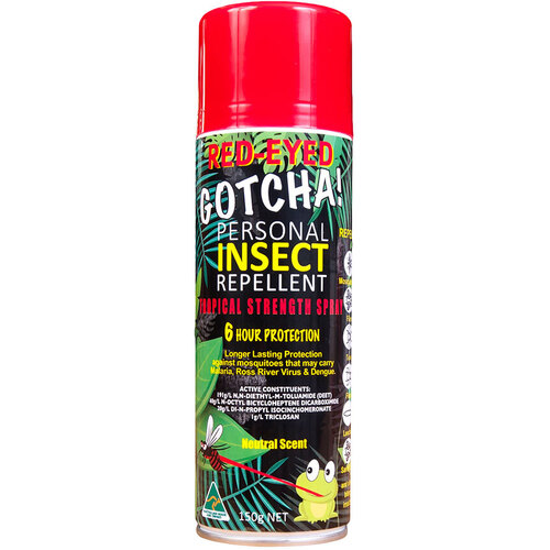 Hip Pocket Workwear - Red-Eyed Gotcha Insect Repellent 150g Aerosol