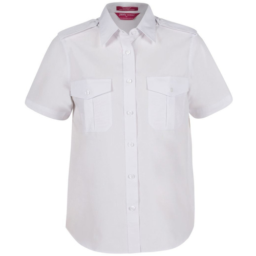 JB's Ladies Short Sleeve Epaulette Shirt