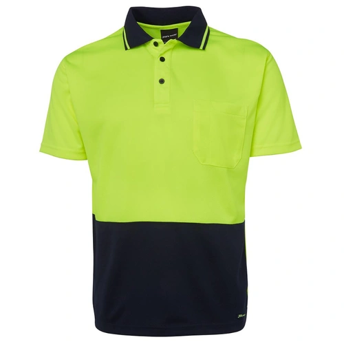 Hip Pocket Workwear - JB's HI VIS 4602.1 NON CUFF TRAD POLO