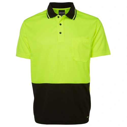 Hip Pocket Workwear - JB's HI VIS 4602.1 NON CUFF TRAD POLO