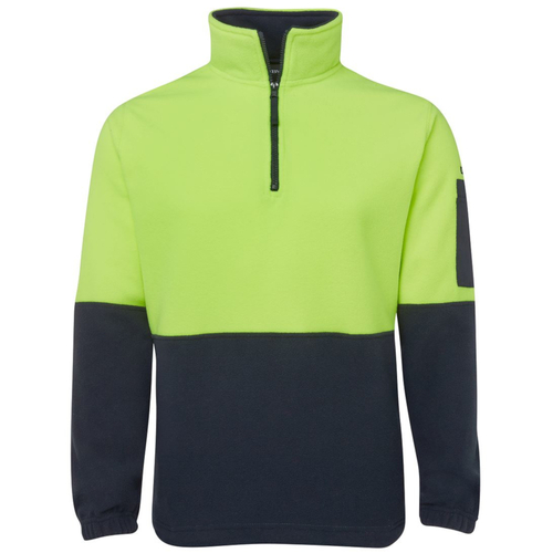 Hip Pocket Workwear - JB's HI VIS 1/2 ZIP POLAR FLEECE