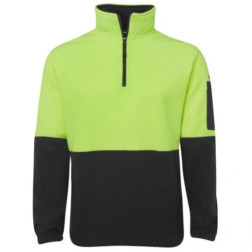 Hip Pocket Workwear - JB's HI VIS 1/2 ZIP POLAR FLEECE