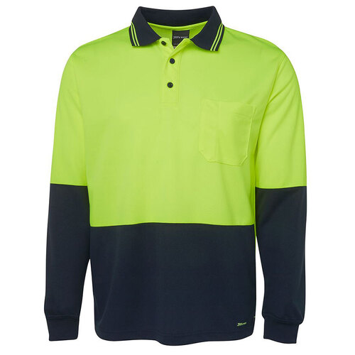 Hip Pocket Workwear - JB's HI VIS L/S TRAD POLO