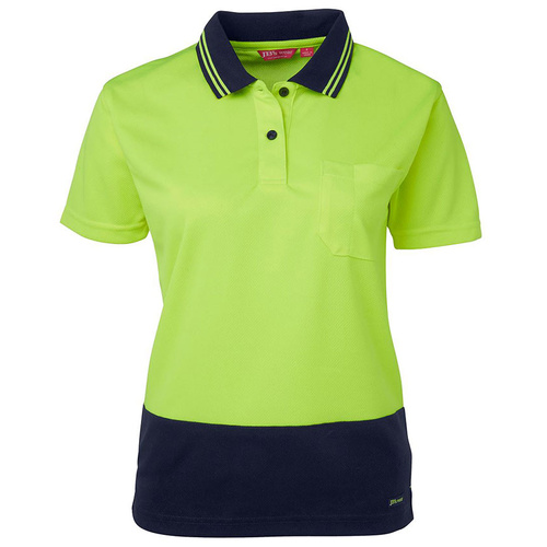 JB's Ladies Hi Vis Short Sleeve Comfort Polo