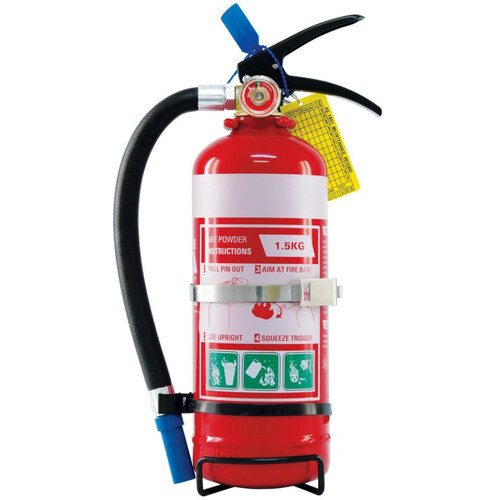 Hip Pocket Workwear - 1.5kg ABE Extinguisher c/w Vehicle Bracket