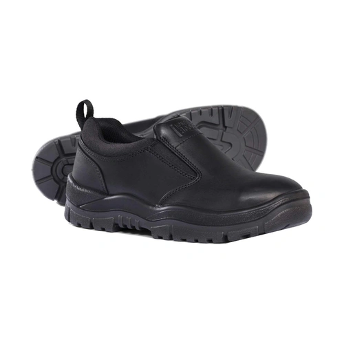 Hip Pocket Workwear - Black Non-Safety Slip-on Shoe