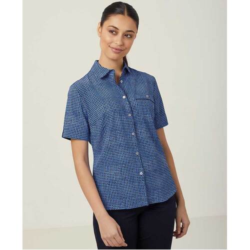 Hip Pocket Workwear - SHORT SLEEVE ACTION BACK SHIRT