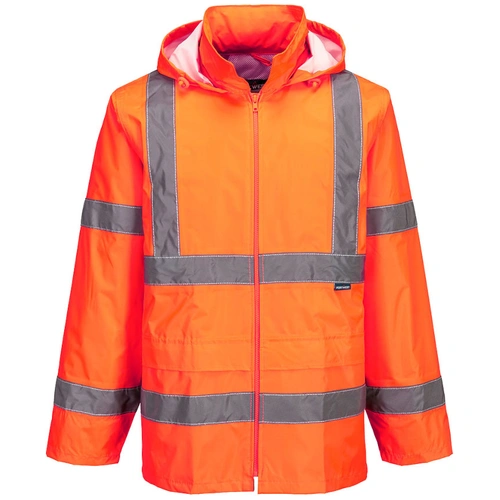 Hip Pocket Workwear - Hi-Vis Rain Jacket