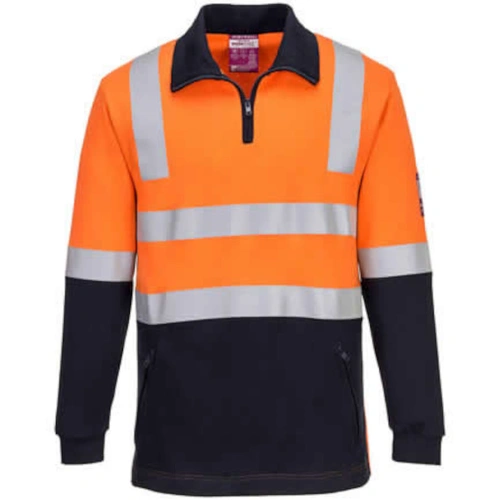 Hip Pocket Workwear - Flame Resistant Hi-Vis Brushed Fleece