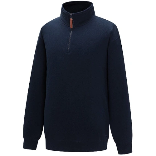 Hip Pocket Workwear - Pilbara Mens Classic Zipper C/F Fleece Pullover