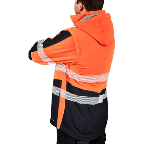 Hip Pocket Workwear - Unisex Streetworx 2 in 1 Stretch Softshell Taped Jacket