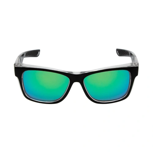 Hip Pocket Workwear - SPARKIE - Matt Black / Green Revo Safety Glasses