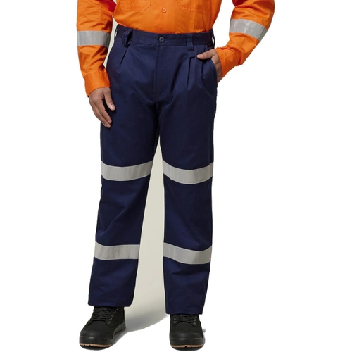 Hip Pocket Workwear - Foundations - Cotton Drill Pant with 3M Tape