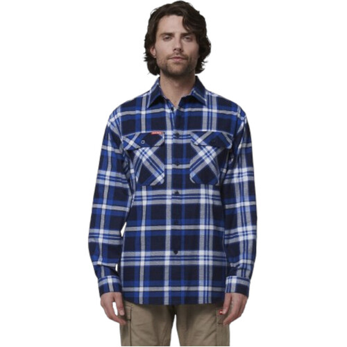 Hip Pocket Workwear - L/SL CHECK FLANNEL